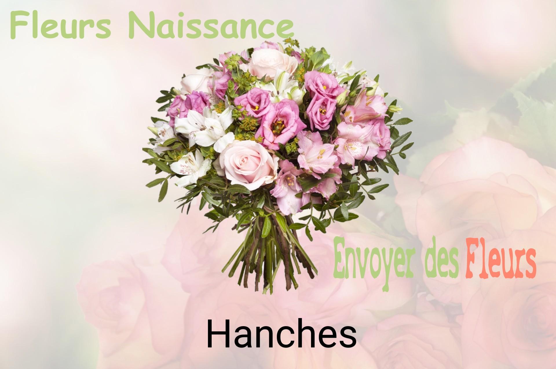 Bouquet de fleurs de naissance livré à Hanches